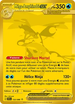 Carte Pokémon Méga-Amphinobi-ex 122
