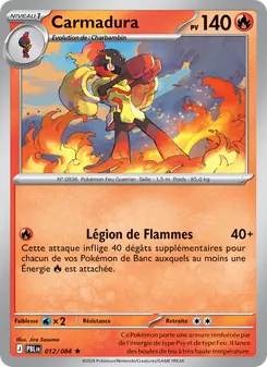 Carte Pokémon Carmadura 012 — Nuit Noire