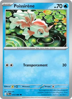 Carte Pokémon Poissirène 013 — Nuit Noire