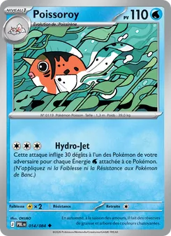 Carte Pokémon Poissoroy 014 — Nuit Noire