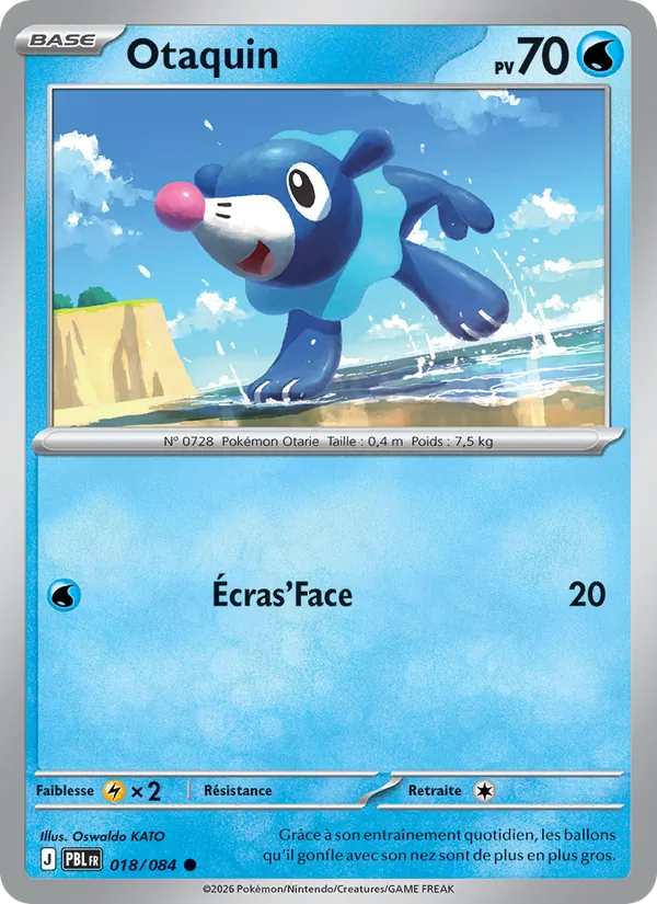 Carte Pokémon Otaquin 018/84 de l'extension Nuit Noire