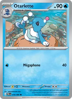 Carte Pokémon Otarlette 019 — Nuit Noire