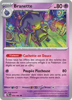 Carte Pokémon Branette 034 — Nuit Noire