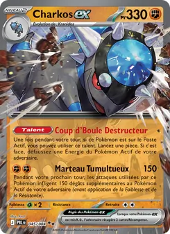 Carte Pokémon Charkos-ex 045 — Nuit Noire