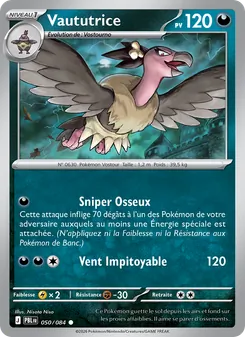 Carte Pokémon Vaututrice 050 — Nuit Noire