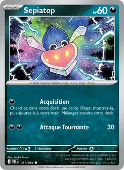 Carte Pokémon Sepiatop 051 — Nuit Noire
