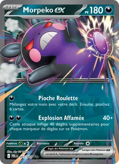 Carte Pokémon Morpeko-ex 055 — Nuit Noire