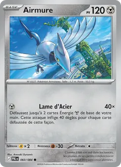 Carte Pokémon Airmure 060 — Nuit Noire