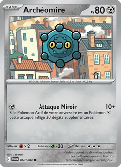 Carte Pokémon Archéomire 063 — Nuit Noire