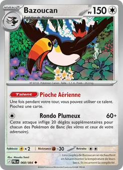 Carte Pokémon Bazoucan 068 — Nuit Noire