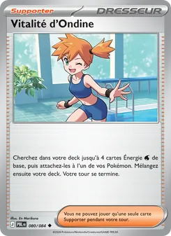 Carte Pokémon Vitalité d'Ondine 080 — Nuit Noire