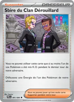 Carte Pokémon Sbire du Clan Dérouillard 081 — Nuit Noire