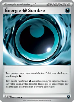 Carte Pokémon Énergie Darkness Sombre 083 — Nuit Noire