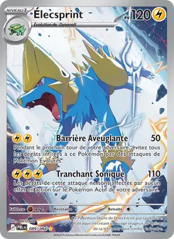 Carte Pokémon Élecsprint 089 — Nuit Noire