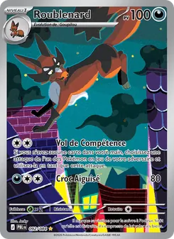 Carte Pokémon Roublenard 092 — Nuit Noire