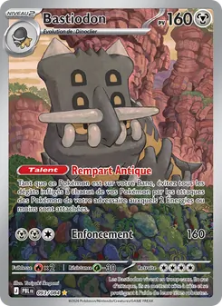 Carte Pokémon Bastiodon 093 — Nuit Noire