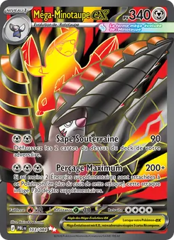 Carte Pokémon Méga-Minotaupe-ex 103 — Nuit Noire