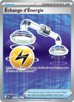 Carte Pokémon Échange d'Énergie 107 — Nuit Noire