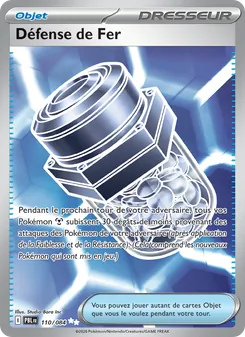 Carte Pokémon Défense de Fer 110 — Nuit Noire