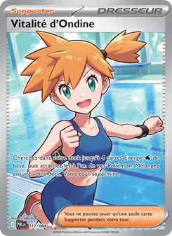 Carte Pokémon Vitalité d'Ondine 111 — Nuit Noire