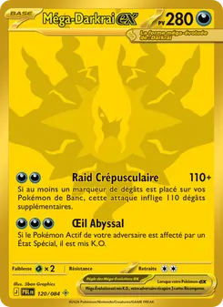 Carte Pokémon Méga-Darkrai-ex 120 — Nuit Noire
