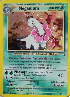 Carte Pokémon Méganium 10 — Neo Genesis
