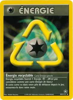 Carte Pokémon Énergie recyclable 105