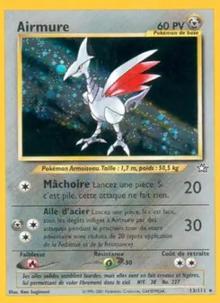 Carte Pokémon Airmure 13 — Neo Genesis
