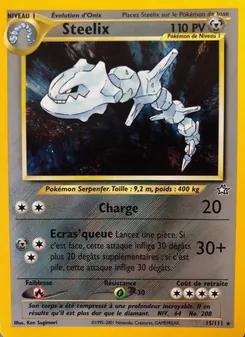 Carte Pokémon Steelix 15 — Neo Genesis