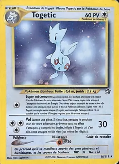 Carte Pokémon Togetic 16 — Neo Genesis