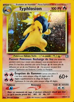 Carte Pokémon Typhlosion 17 — Neo Genesis