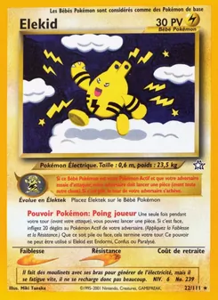 Carte Pokémon Élekid 22