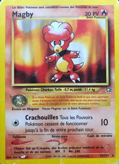 Carte Pokémon Magby 23