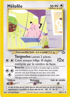 Carte Pokémon Mélofée 30