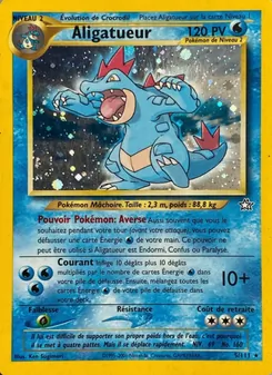 Carte Pokémon Aligatueur 5 — Neo Genesis