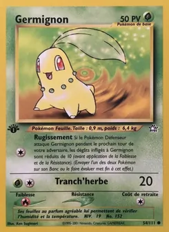 Carte Pokémon Germignon 54