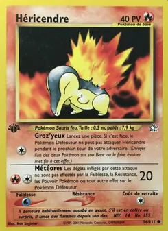 Carte Pokémon Héricendre 56