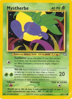 Carte Pokémon Mystherbe 68 — Neo Genesis