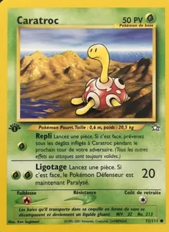 Carte Pokémon Caratroc 72 — Neo Genesis
