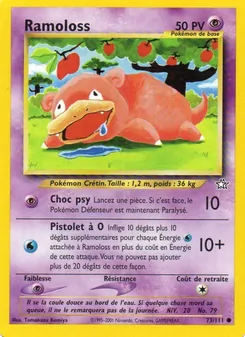 Carte Pokémon Ramoloss 73 — Neo Genesis