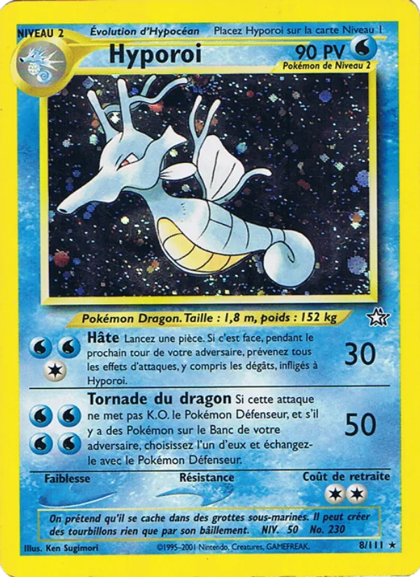 Carte Pokémon Hyporoi 8/111 de l'extension Neo Genesis