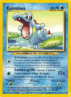 Carte Pokémon Kaiminus 81 — Neo Genesis