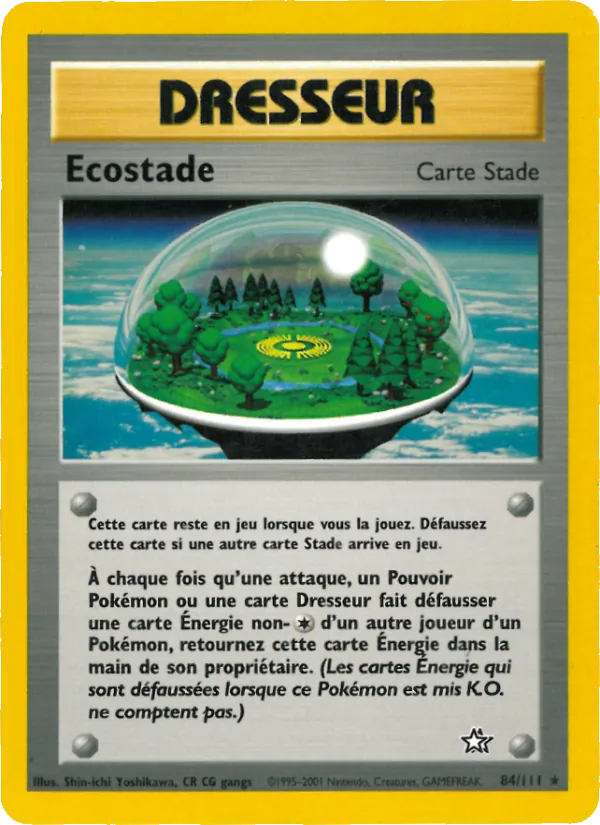Carte Pokémon Ecostade 84/111 de l'extension Neo Genesis