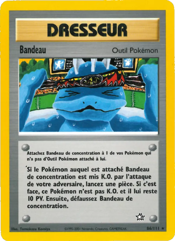 Carte Pokémon Bandeau 86/111 de l'extension Neo Genesis
