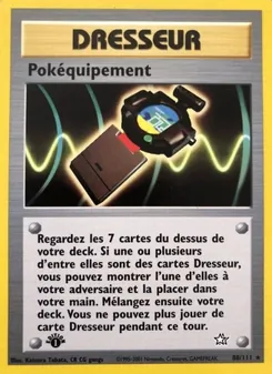 Carte Pokémon Pokéquipement 88 — Neo Genesis