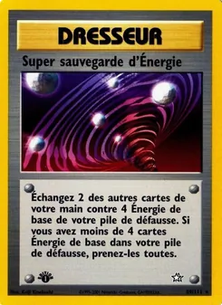 Carte Pokémon Super sauvegarde d'Énergie 89 — Neo Genesis