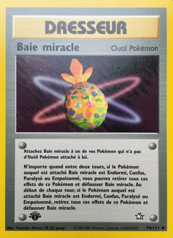 Carte Pokémon Baie miracle 94/111 de l'extension Neo Genesis