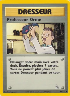 Carte Pokémon Professeur Orme 96 — Neo Genesis