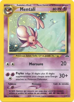 Carte Pokémon Mentali 1 — Neo Discovery