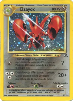 Carte Pokémon Cizayox 10 — Neo Discovery